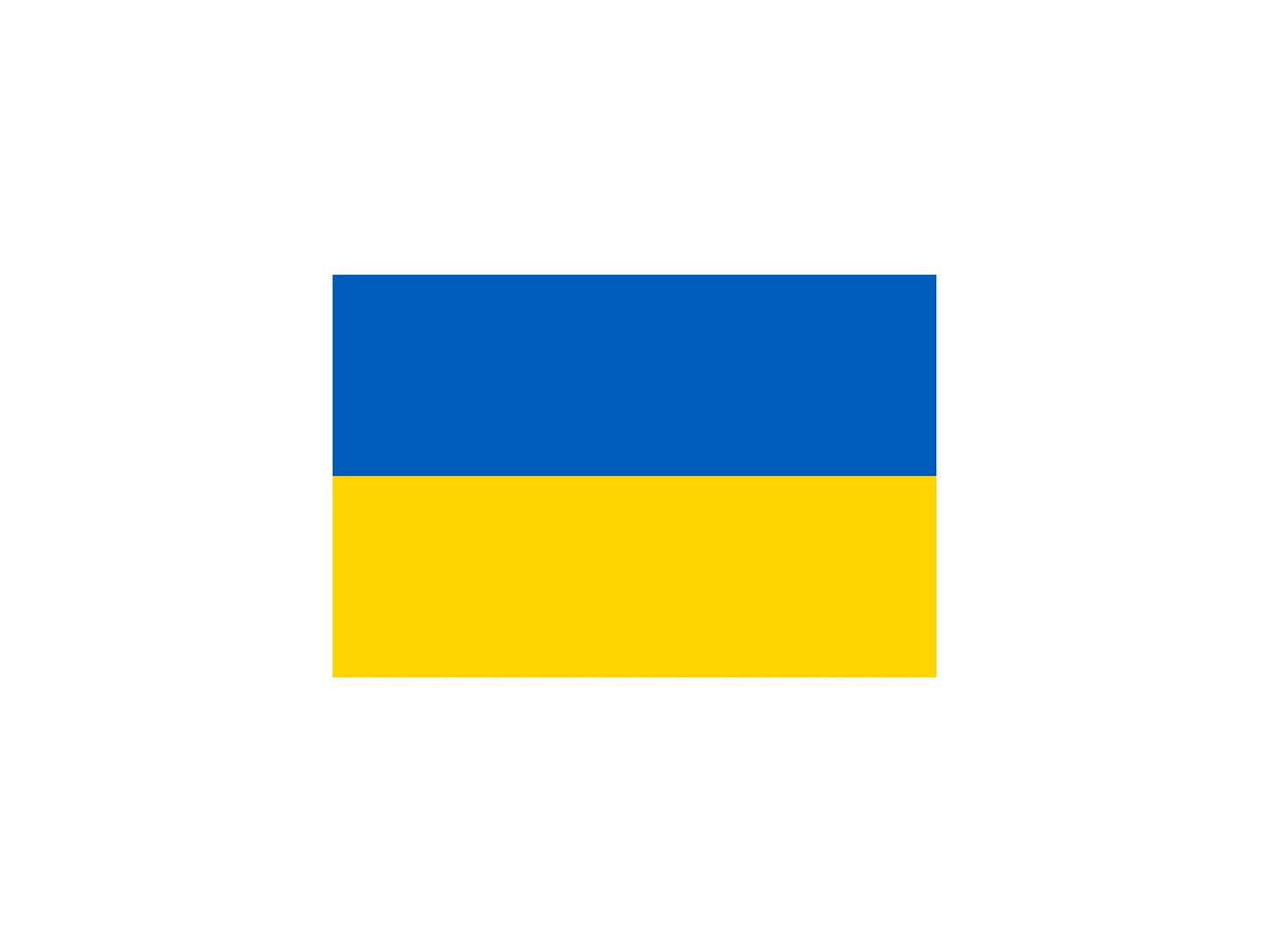 Ukraine Flag Sticker Decal