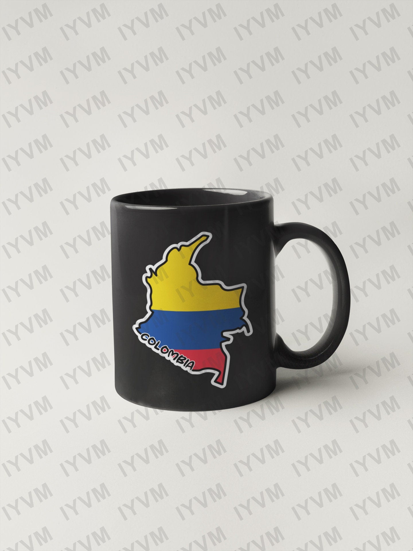 Colombia Map Flag Sticker Decal / Republic of Colombia / Libertad y Orden / Bogotá / Colombian