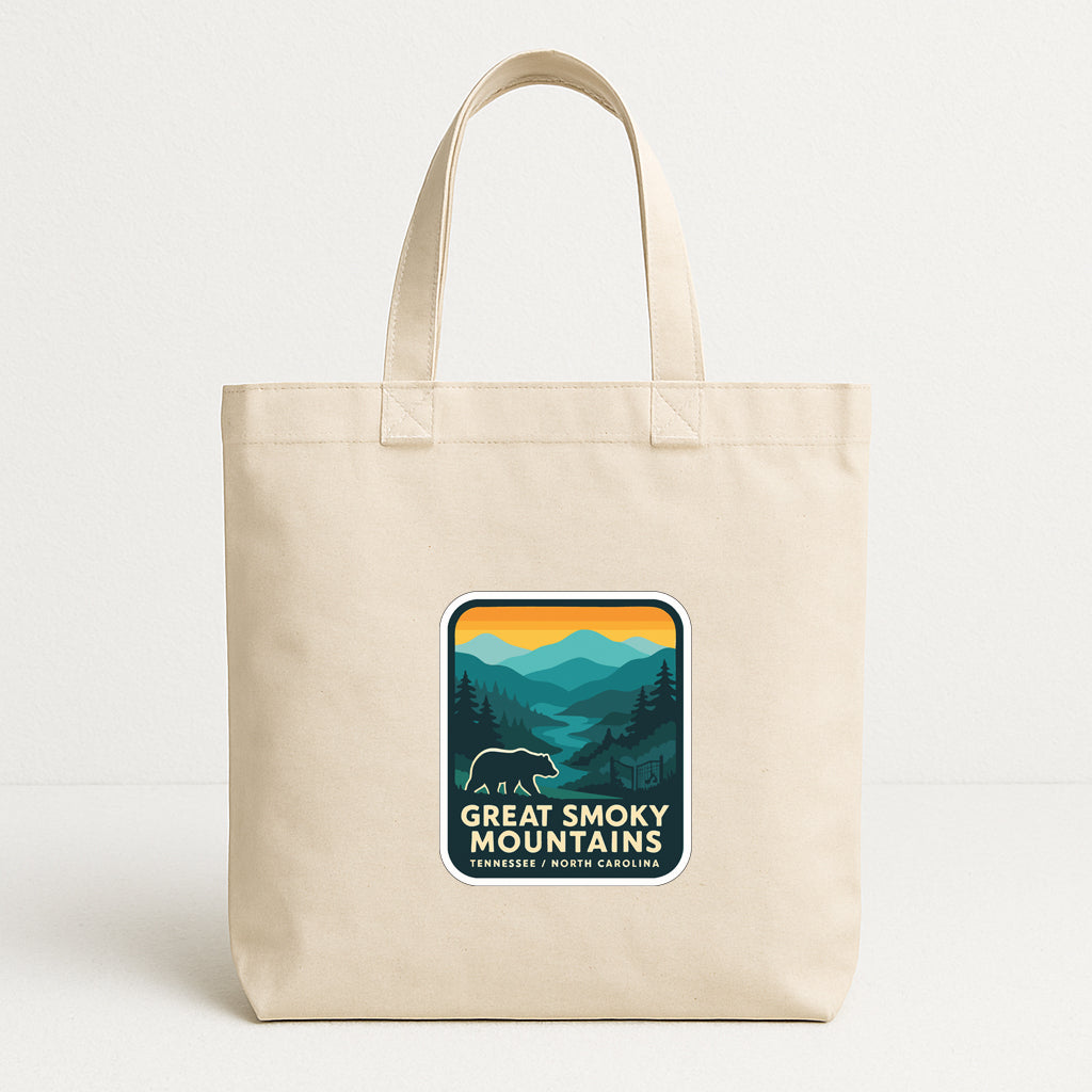 Great Smoky Mountains Iron On Heat Transfer Vinyl HTV Symbolic Landmark