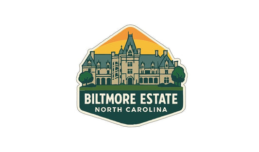 Biltmore Estate North Carolina Iron On Heat Transfer Vinyl HTV Die-Cut Symbolic