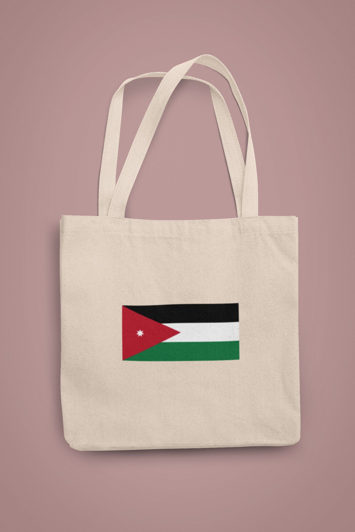 Jordan Flag Iron On Heat Transfer Vinyl HTV / Hashemite Kingdom of Jordan / الله، الوطن، الملك / Amman /