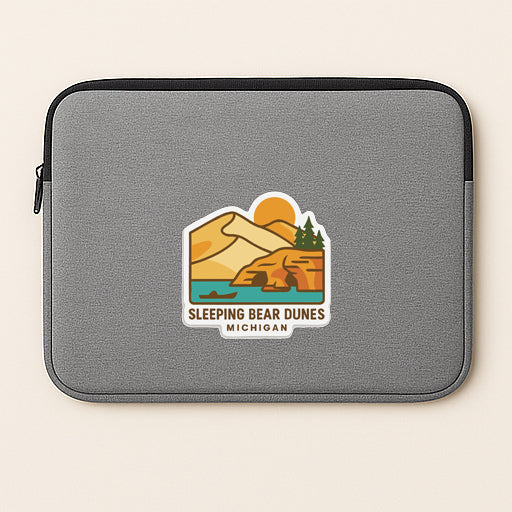 Sleeping Bear Dunes Michigan Iron On Heat Transfer Vinyl HTV Die-Cut Symbolic