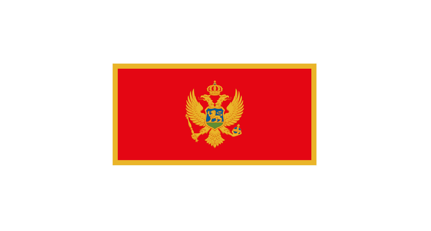 Montenegro Flag Sticker Decal