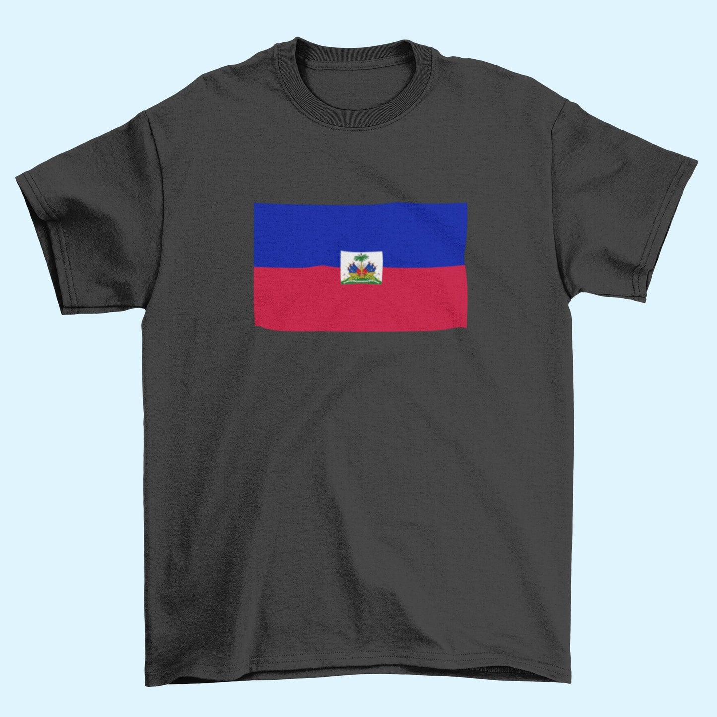 Haiti Flag Iron On Heat Transfer Vinyl HTV / Republic of Haiti / Hayti / Liberté, égalité, fraternité / Port-au-Prince / Haitian