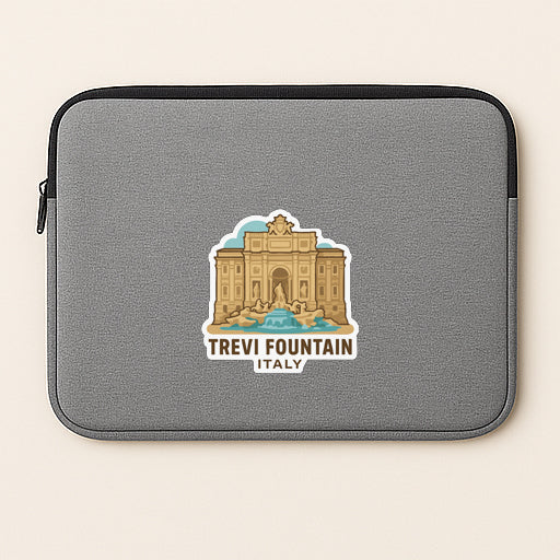 Trevi Fountain Italy Iron On Heat Transfer Vinyl HTV Die-Cut Symbolic Landmark