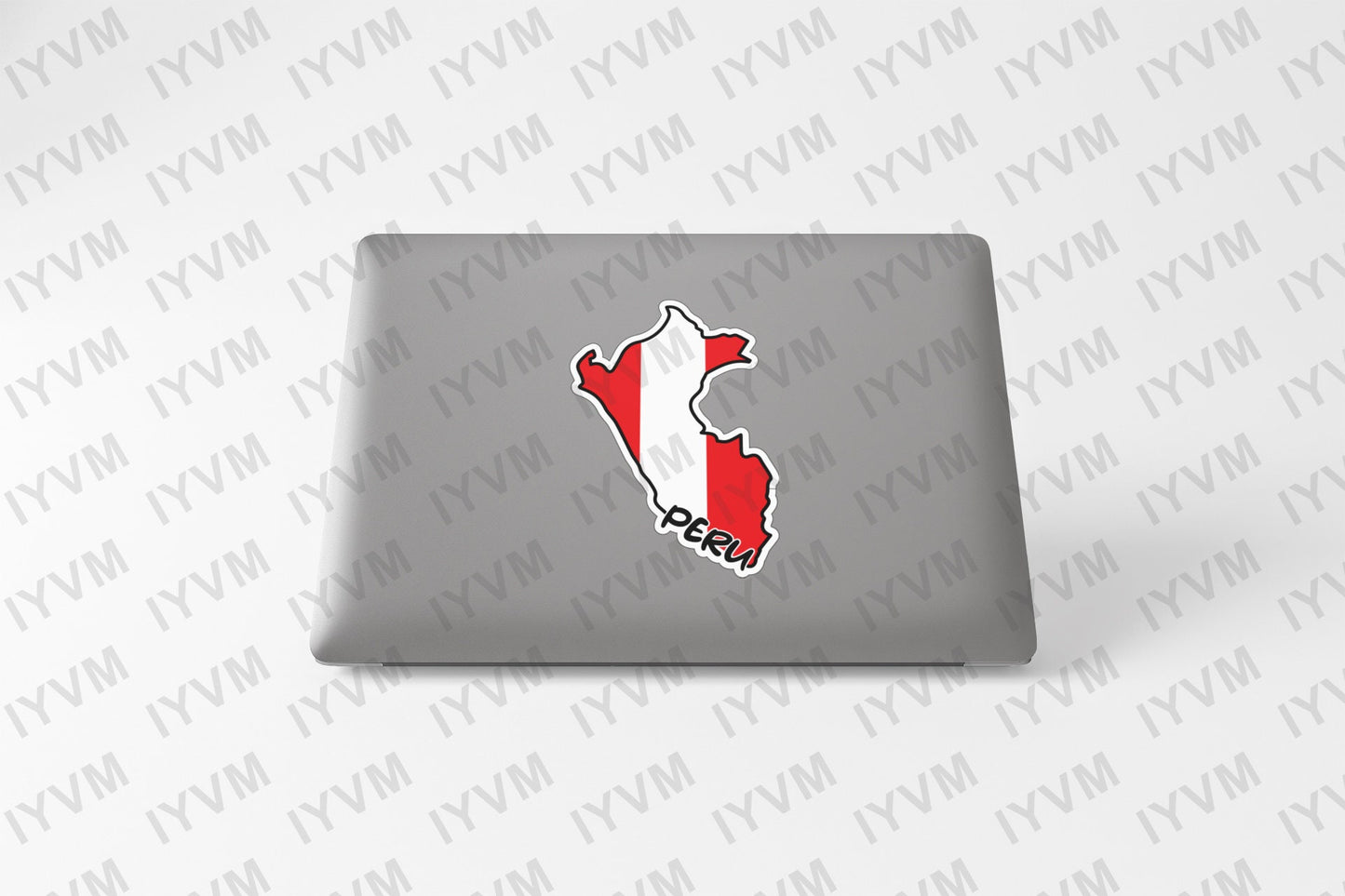 Peru Map Flag Sticker Decal / Republic of Peru / República del Perú / Lima