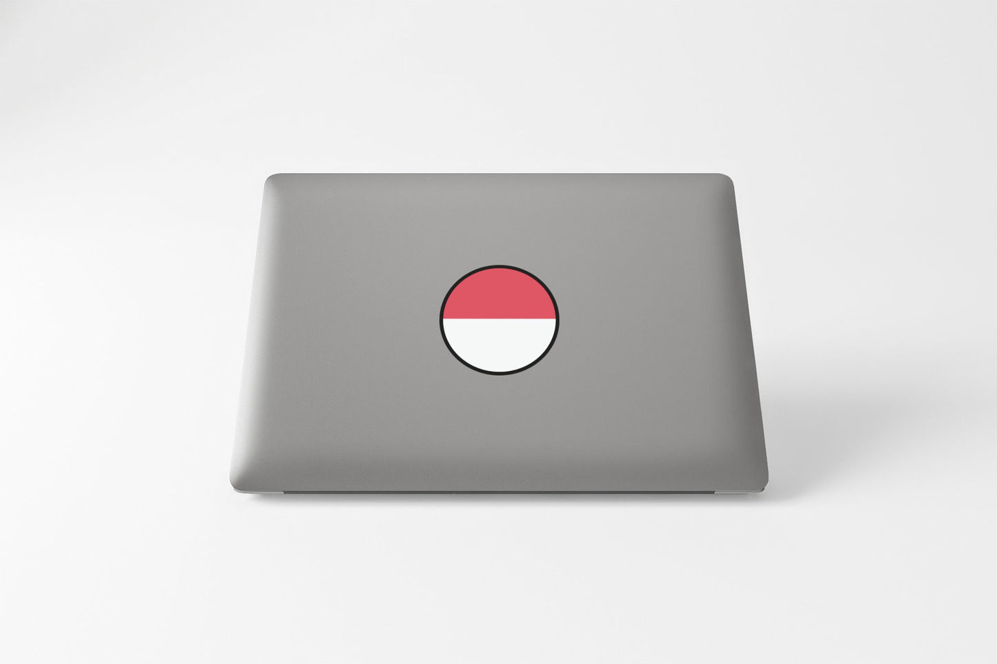 Indonesia Flag Circle Sticker Decal