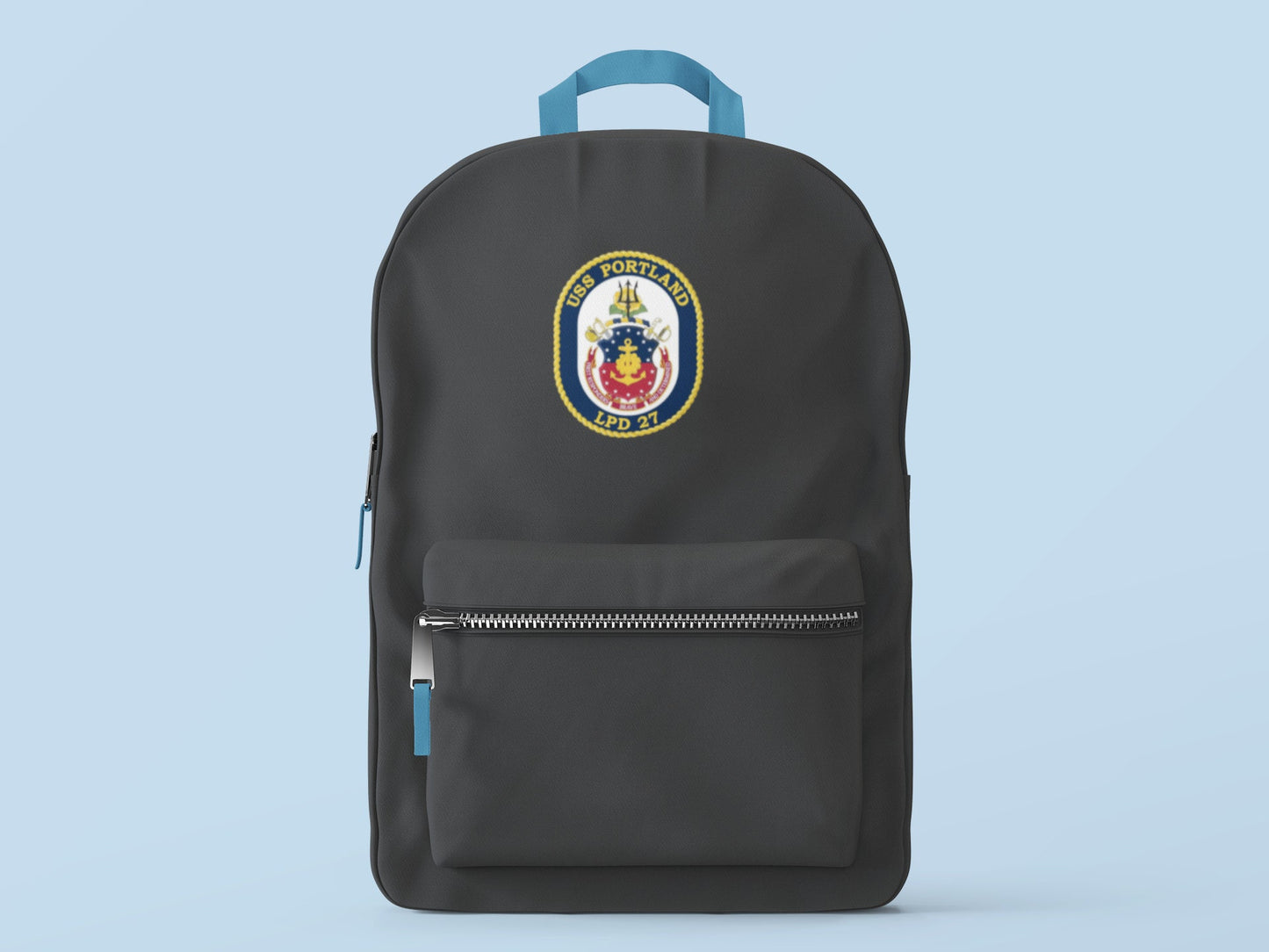 USS Portland LPD-27 Badge Iron On Heat Transfer Vinyl HTV San Antonio Class Amphibious transport dock