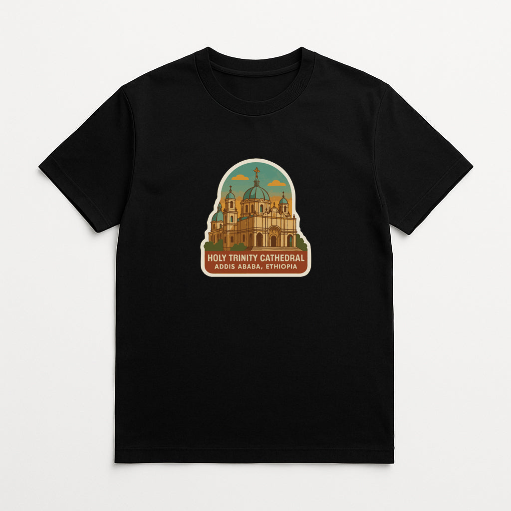 Addis Ababa Holy Trinity Cathedral Iron On Heat Transfer Vinyl HTV Symbolic