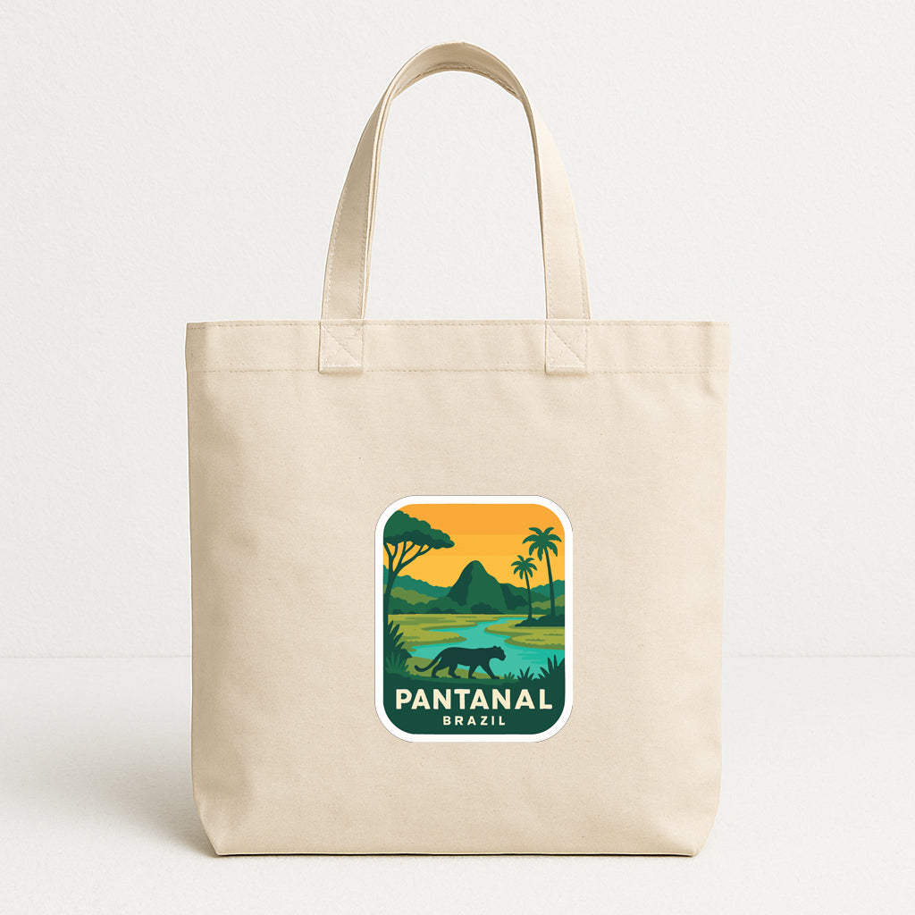 Pantanal Brazil Iron On Heat Transfer Vinyl HTV Die-Cut Symbolic Landmark Design