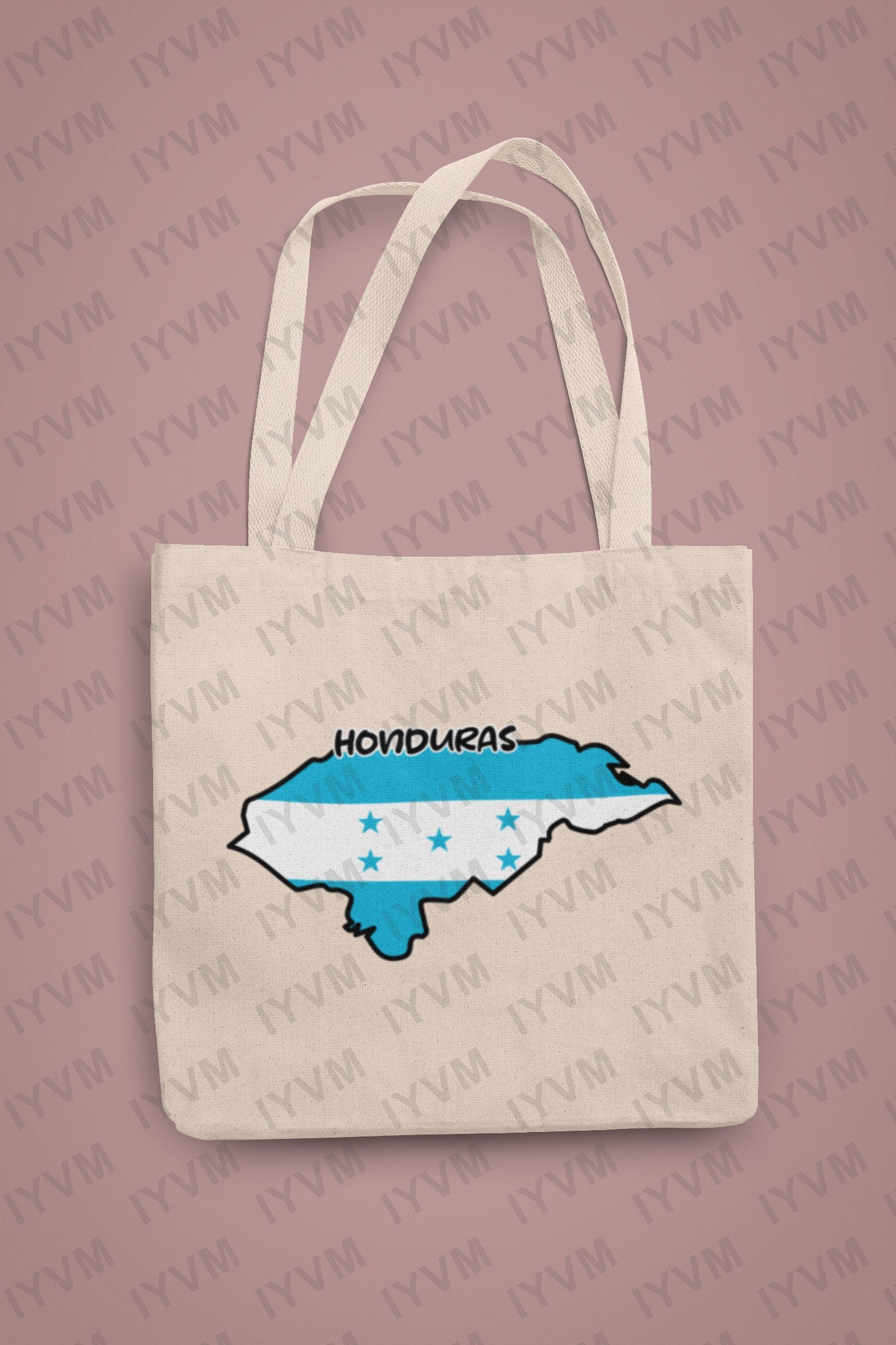 Honduras Map Iron On Heat Transfer Vinyl HTV / Republic of Honduras / Libre, Soberana e Independiente / Tegucigalpa / Honduran