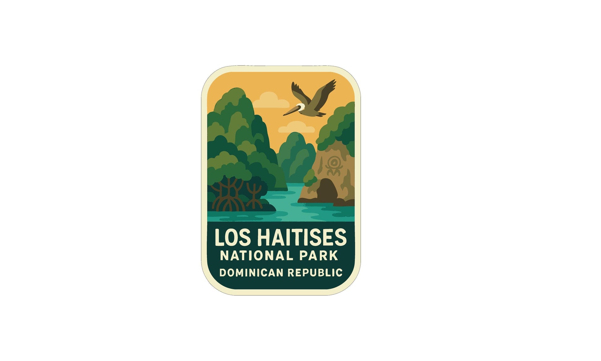 a logo for the Dominican Republic's Los Haitises National Park.
