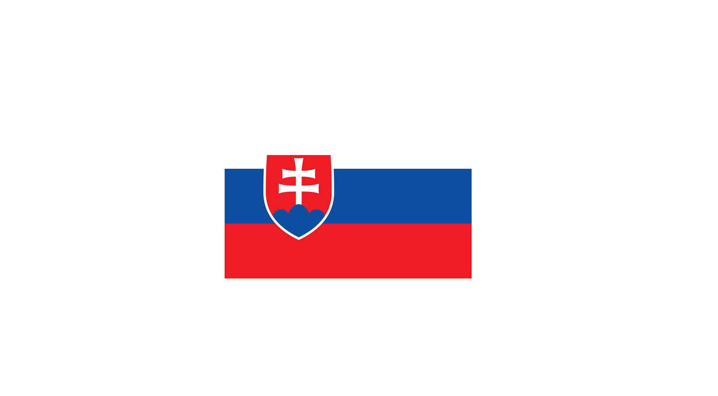 Slovakia Flag Sticker Decal