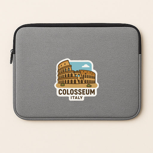Colosseum Italy Iron On Heat Transfer Vinyl HTV Die-Cut Symbolic Landmark Design