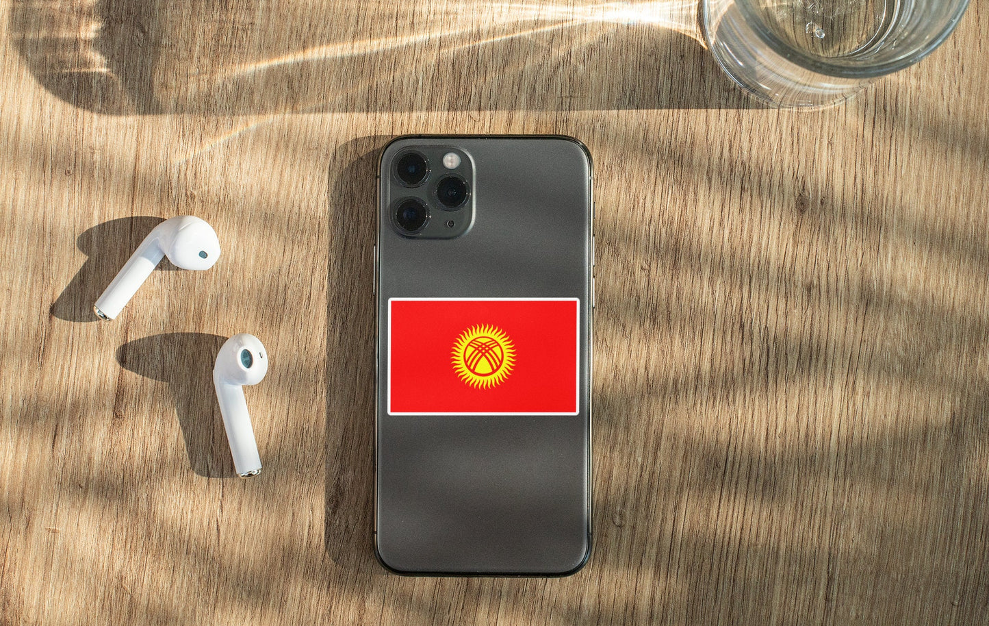 Kyrgyzstan Flag Sticker Decal