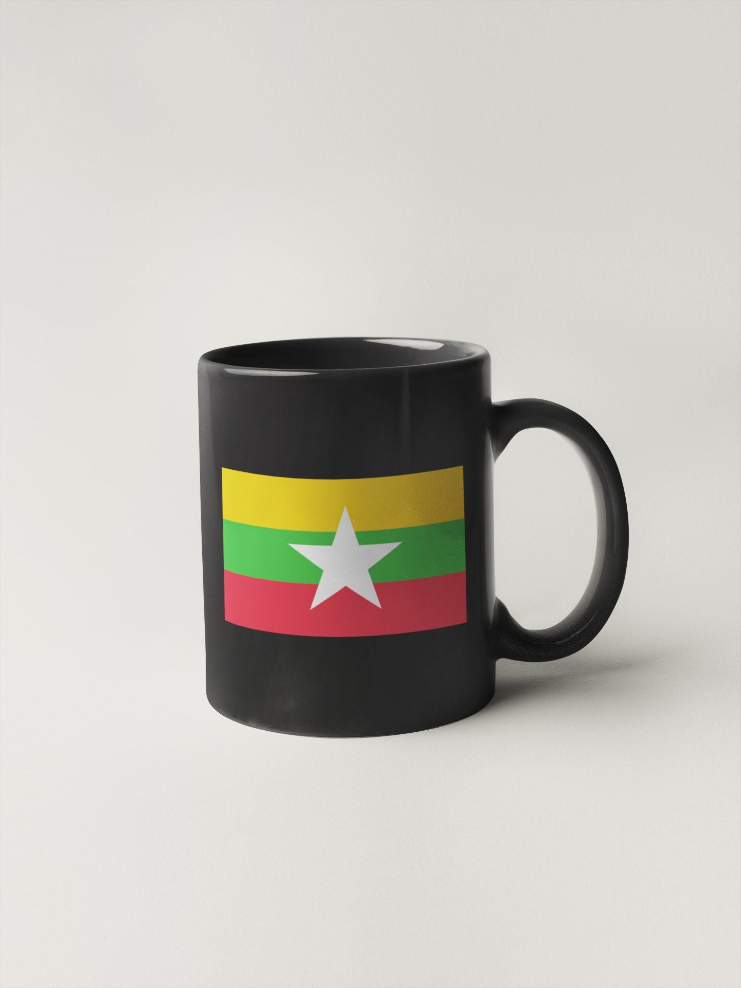 Myanmar Flag Sticker Decal / Republic of the Union of Myanmar / Burma / Naypyidaw / Burmese /