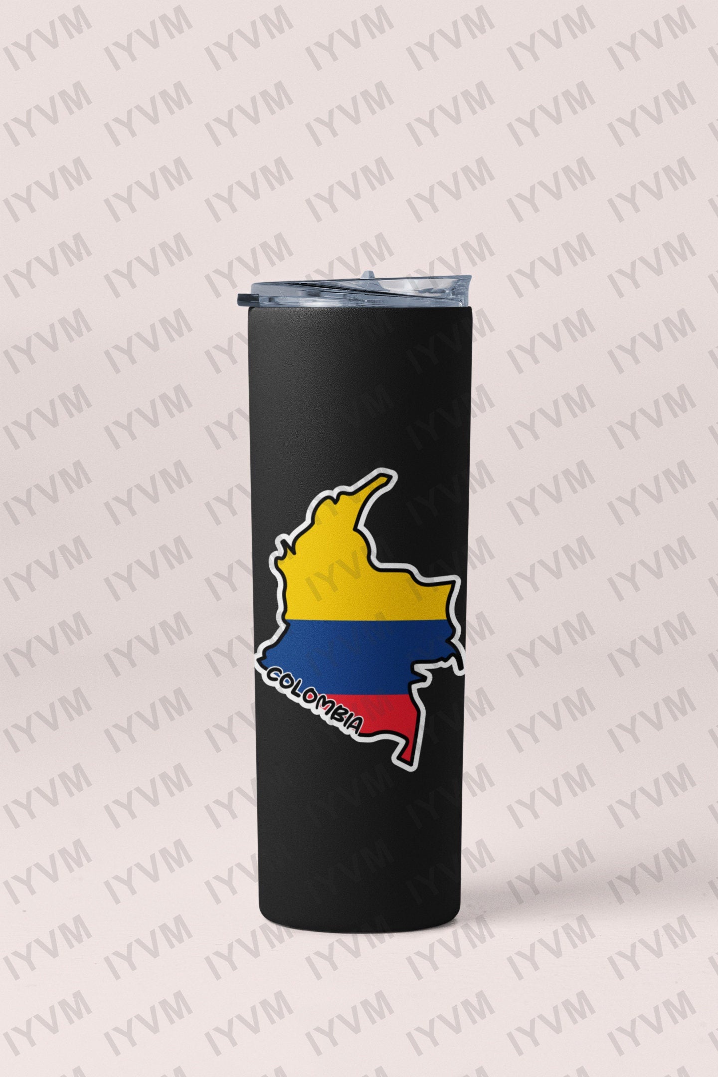 Colombia Map Flag Sticker Decal / Republic of Colombia / Libertad y Orden / Bogotá / Colombian