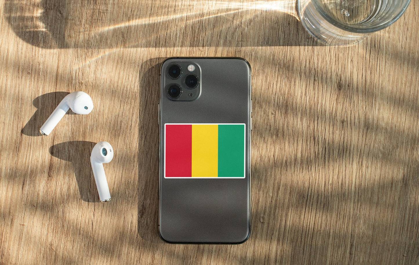 Guinea Flag Sticker Decal