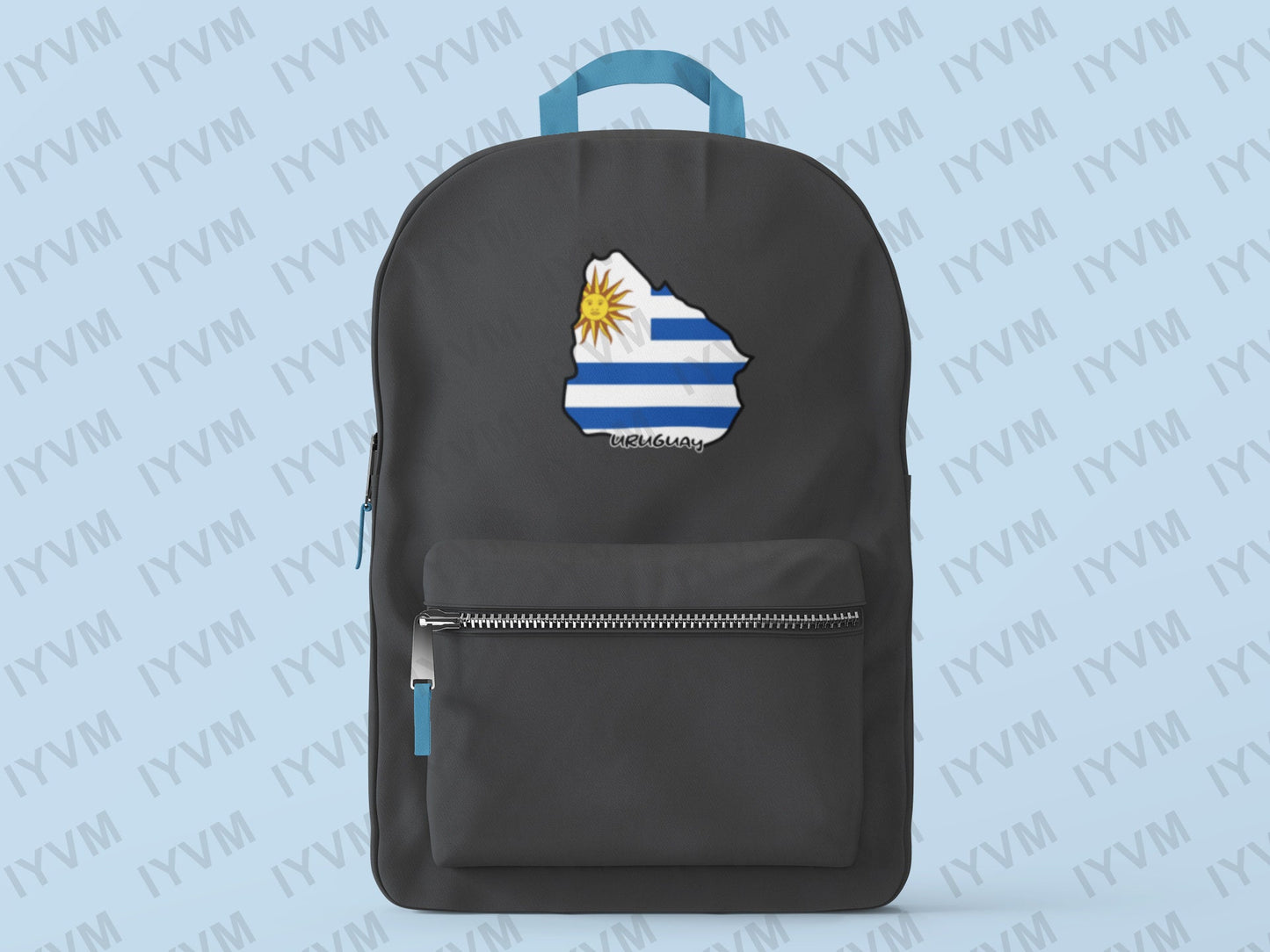Uruguay Map Iron On Heat Transfer Vinyl HTV / Oriental Republic of the Uruguay / Libertad o Muerte / Montevideo / Uruguayan / Portuguese