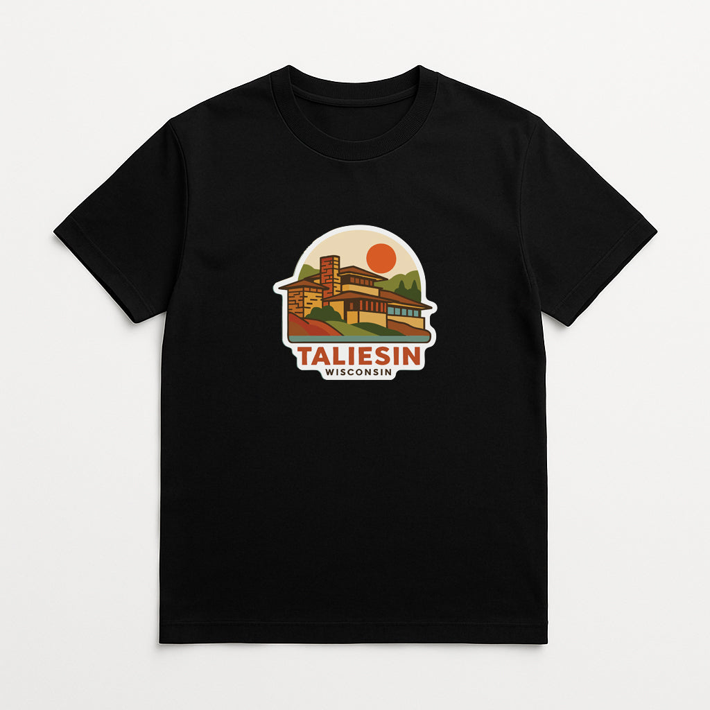 Taliesin Wisconsin Iron On Heat Transfer Vinyl HTV Die-Cut Symbolic Landmark