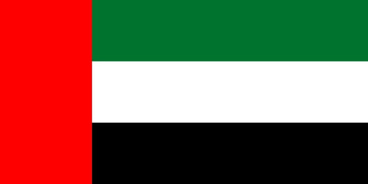 United Arab Emirates Flag Iron On Heat Transfer Vinyl HTV / UAE / Abu Dhabi / Dubai / Emirati