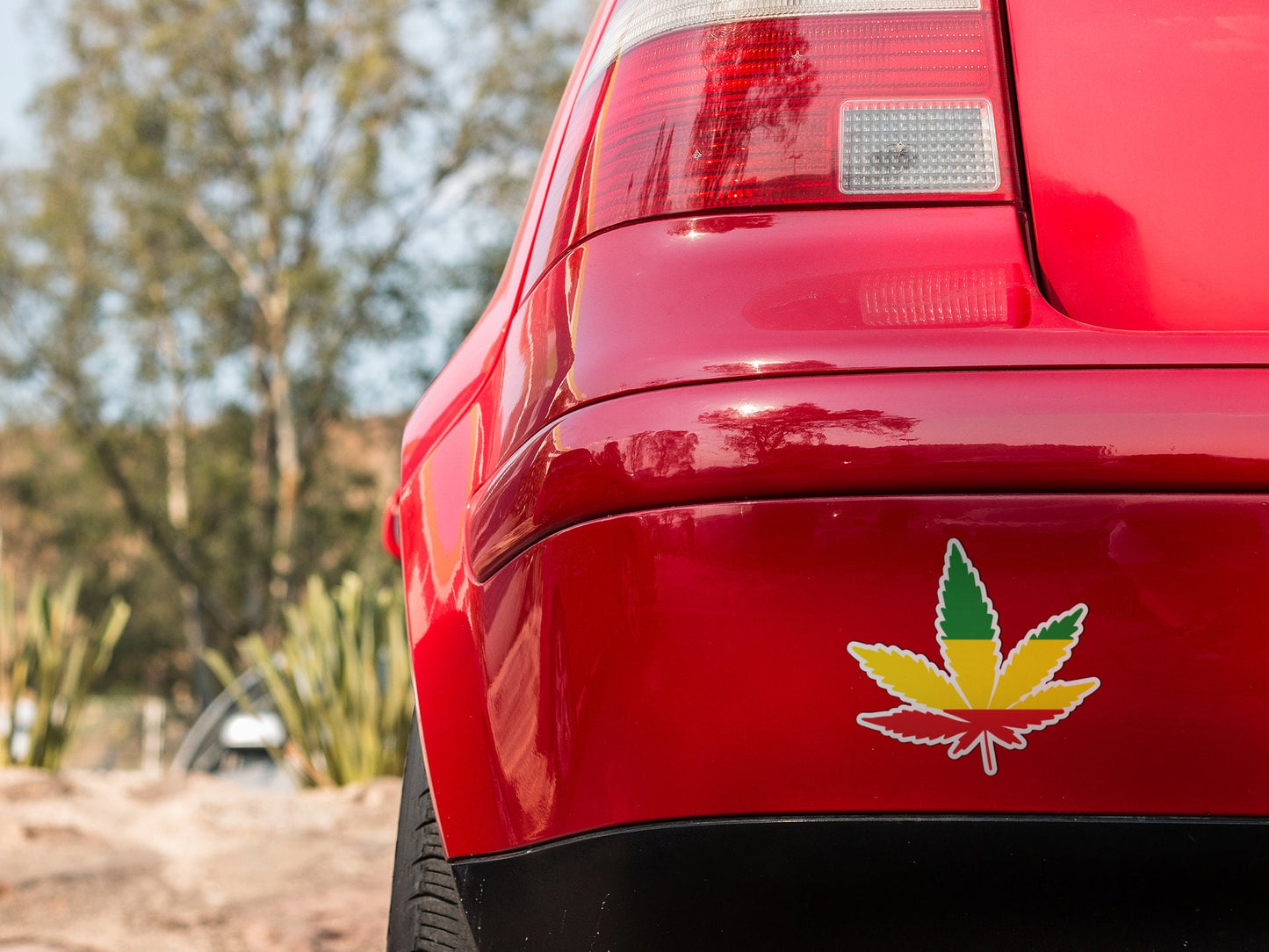 Rasta Mota Leaf Sticker Decal Rastafari Rastafarianism Jamaica Rastafarian Reggae Caribbean Cannabis Pot Legalization Marijuana Weed