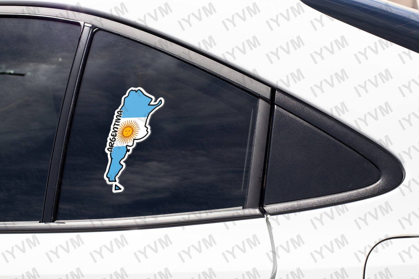 Argentina Map Flag Sticker Decal / Buenos Aires / En unión y libertad / Argentine Argentinian