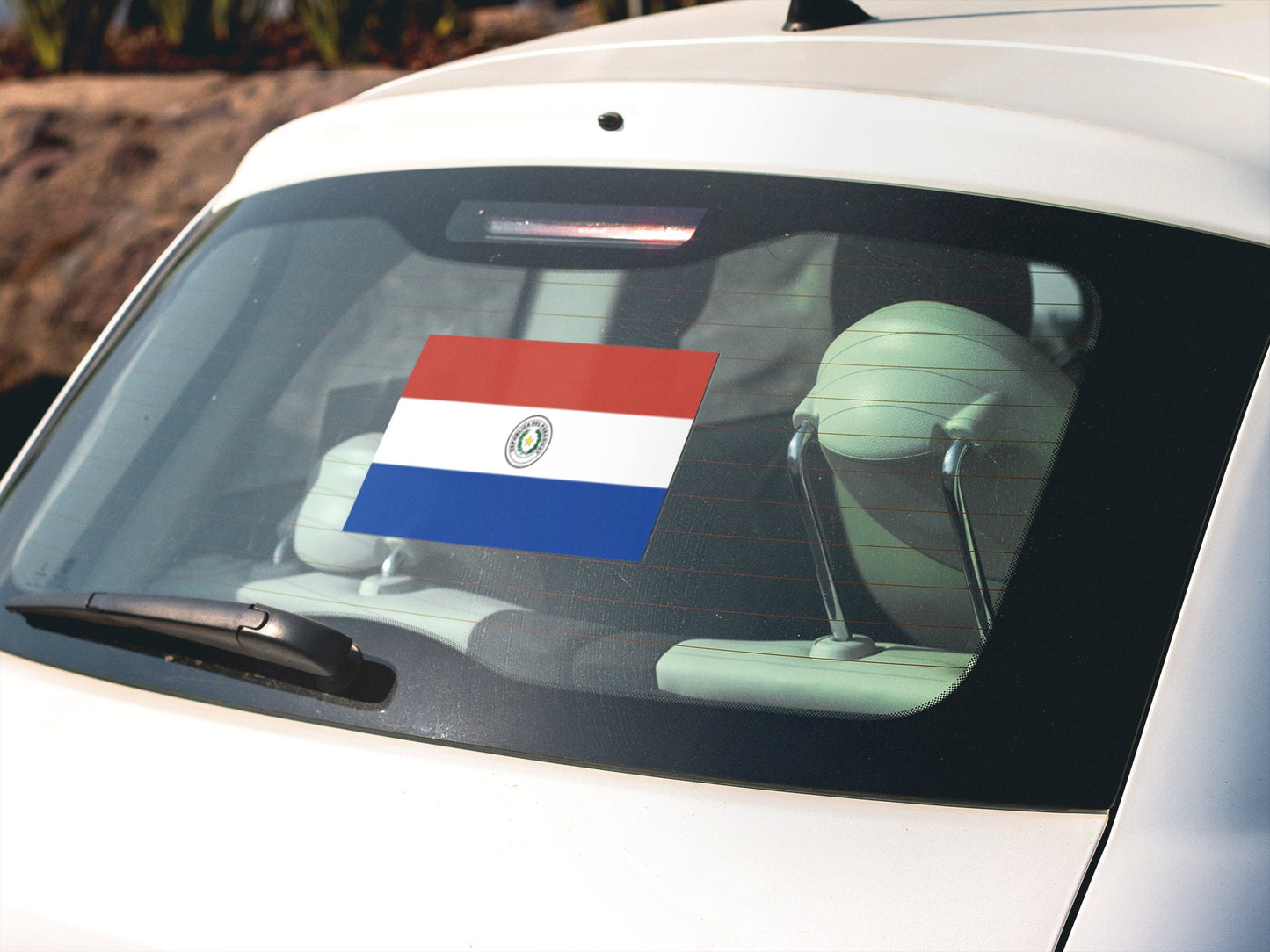 Paraguay Flag Sticker Decal