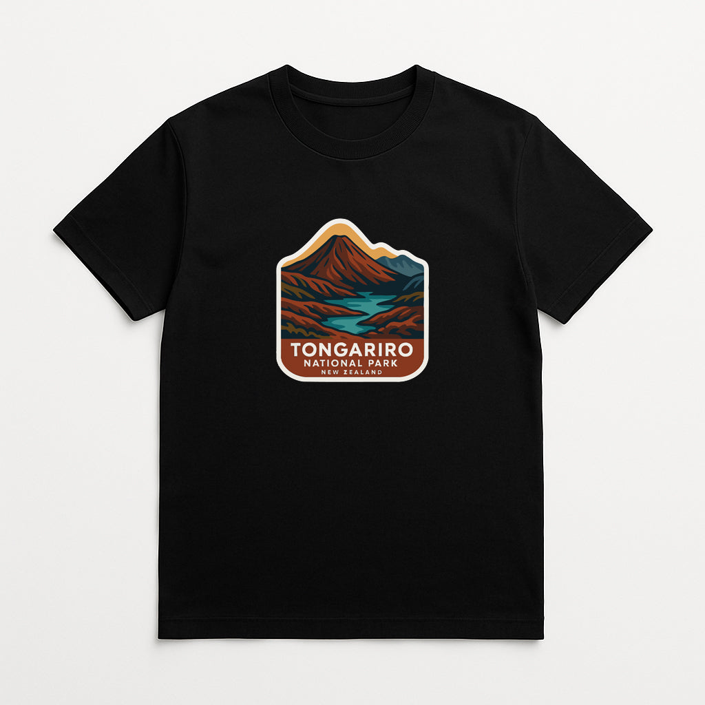 Tongariro National Park New Zealand Iron On Heat Transfer Vinyl HTV Symbolic