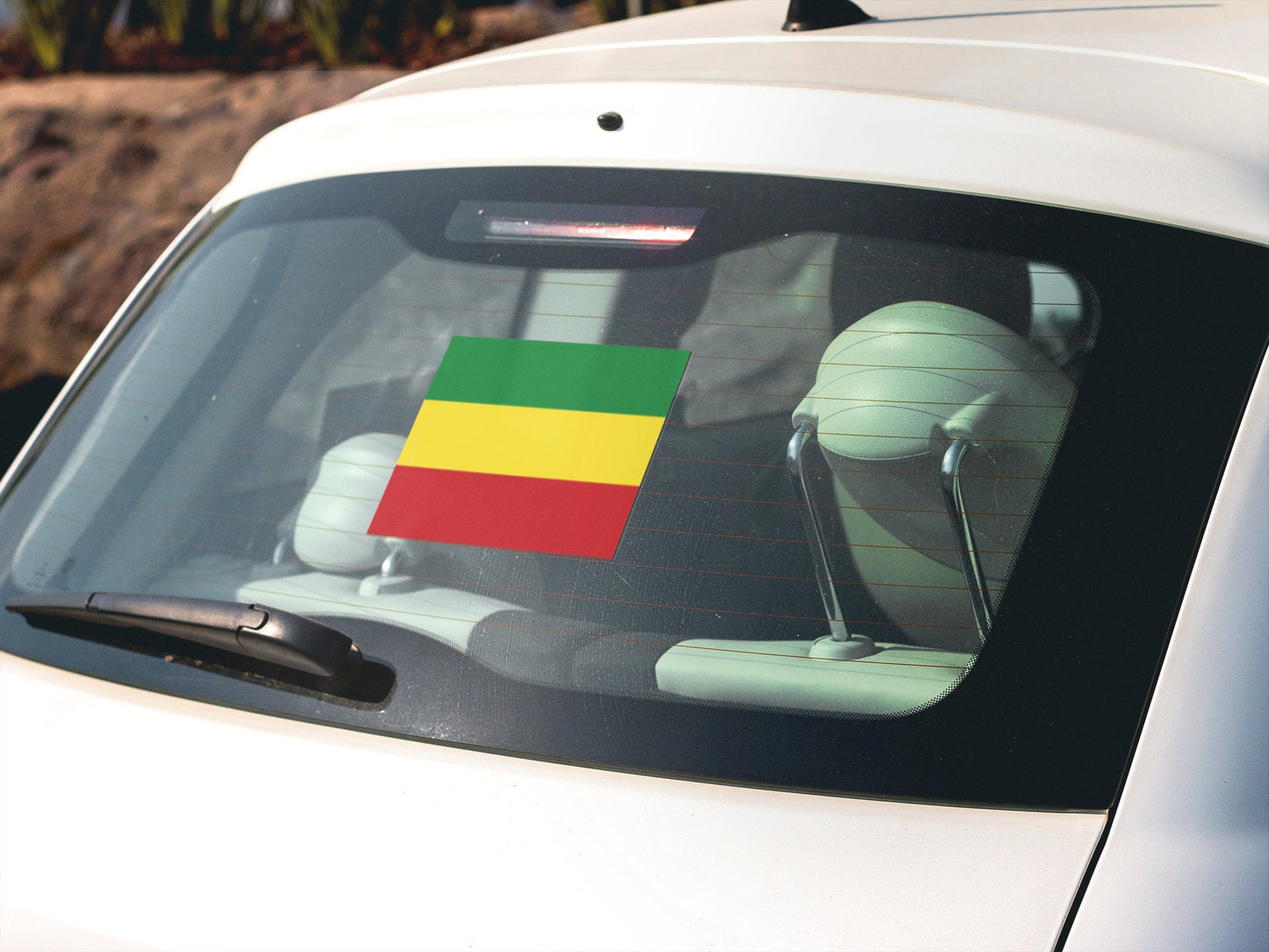 Rasta Flag Sticker Decal Rastafari Rastafarianism Jamaica Rastafarian Reggae Caribbean Pot Legalization Marijuana Weed