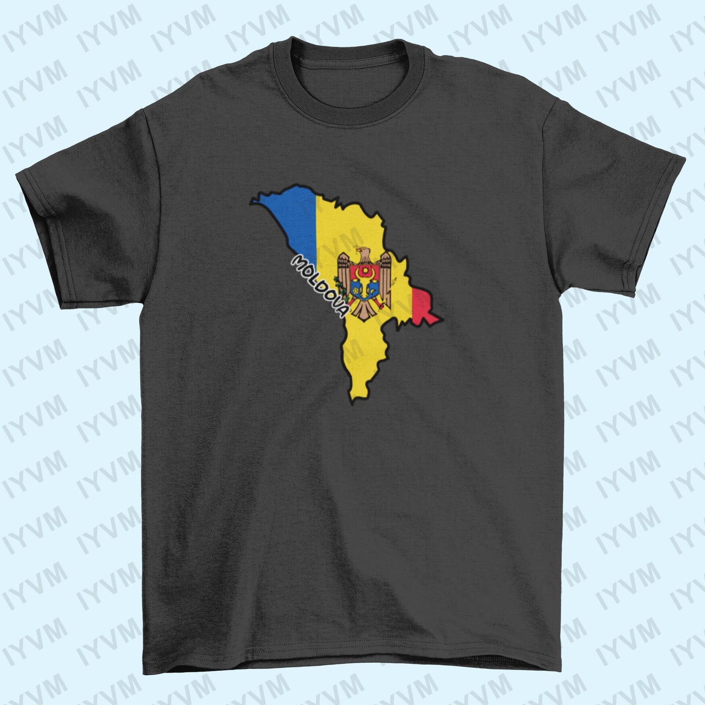 Moldova Map Iron On Heat Transfer Vinyl HTV / Republic of Moldova / Republica Moldova / Chișinău / Moldovan