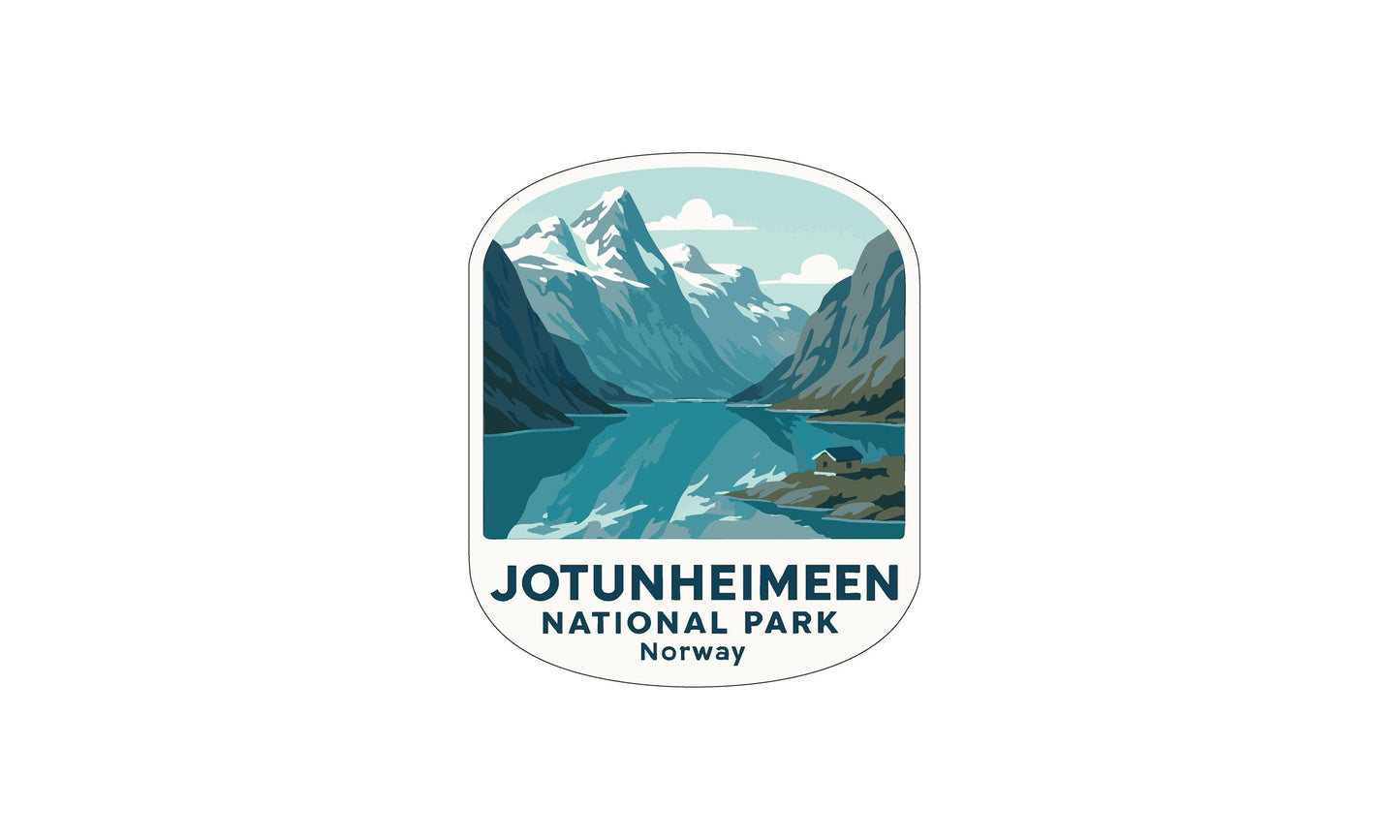 a logo for Jotunheimen National Park in Norway.