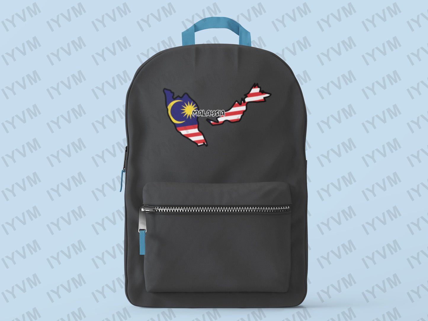 Malaysia Map Iron On Heat Transfer Vinyl HTV / Bersekutu Bertambah Mutu / Putrajaya / Malaysian Active