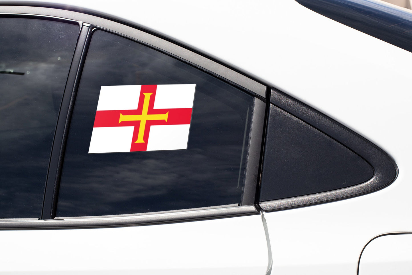 Guernsey Flag Sticker Decal
