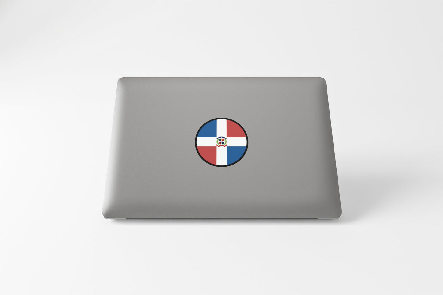 Dominican Republic Flag Circle Sticker Decal