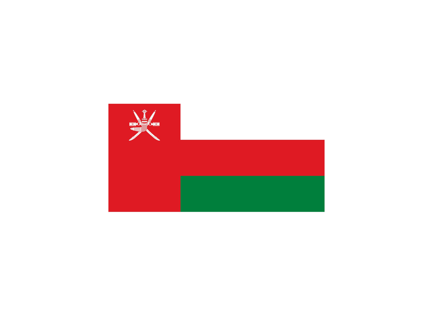 Oman Flag Sticker Decal