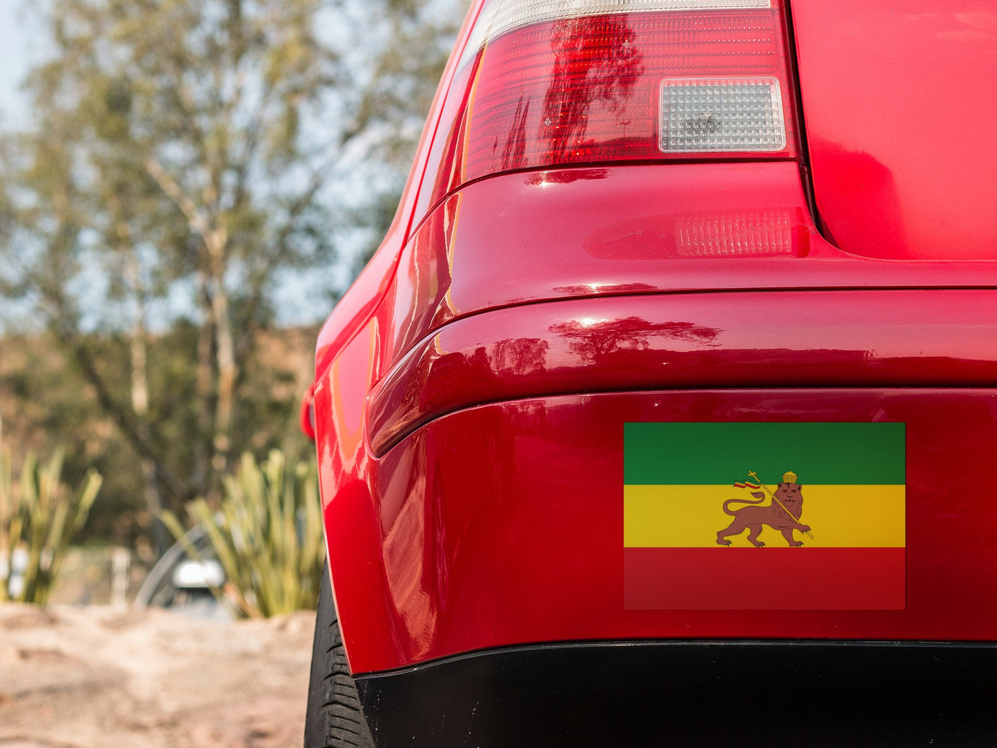 Rasta Flag Sticker Decal Rastafari Rastafarianism Jamaica Rastafarian Reggae Caribbean Pot Legalization Marijuana Weed
