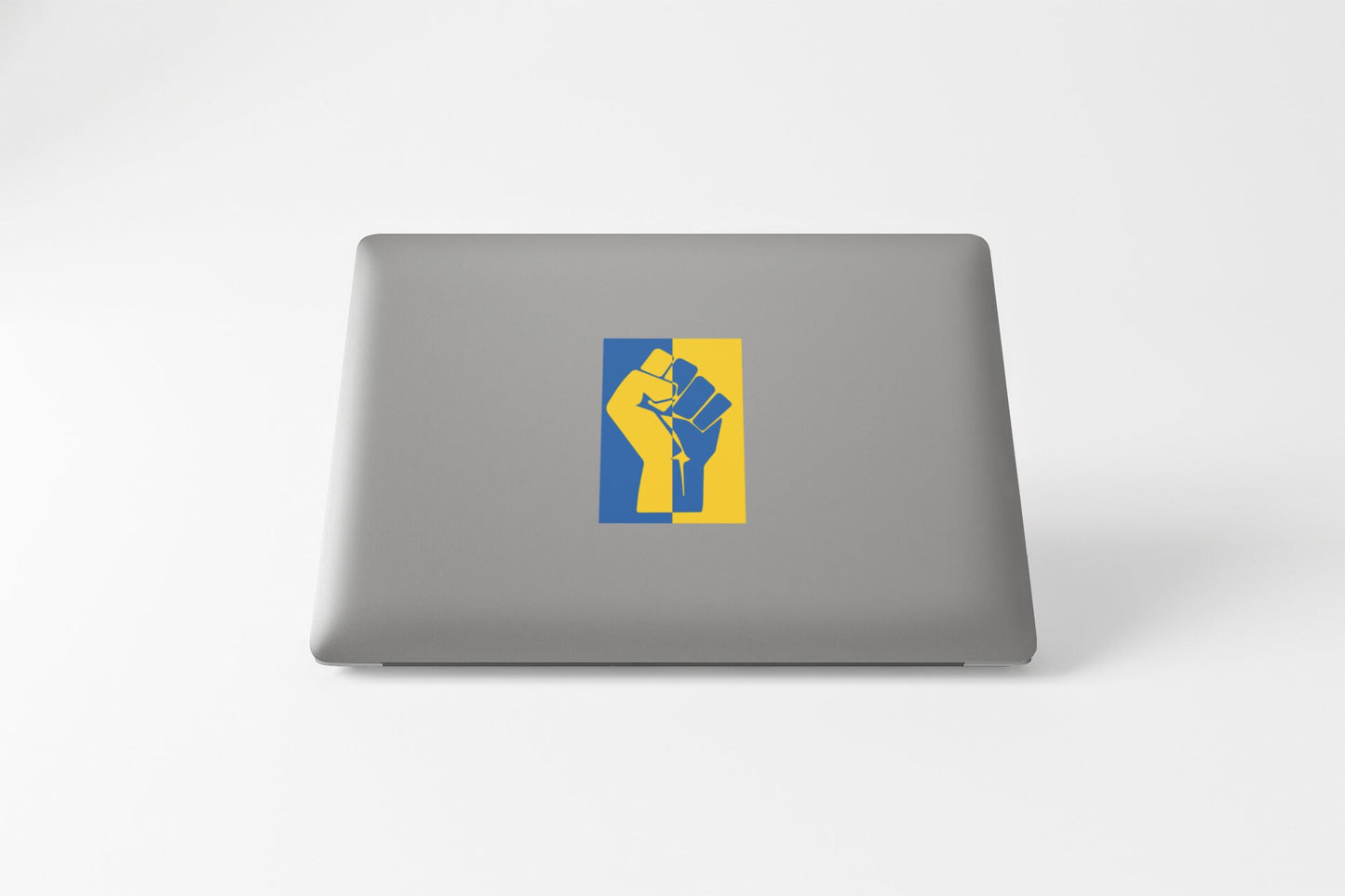Ukraine Flag Resist Fist I Stand with Ukraine Sticker Decal / Russia Invasion / Anti War / Say No to War / Pray for Ukraine and Ukrainians /