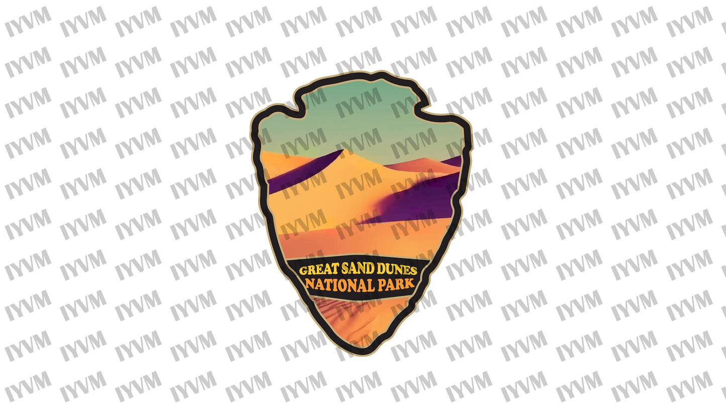 Great Sand Dunes National Park Sticker Decal - US National Parks Series