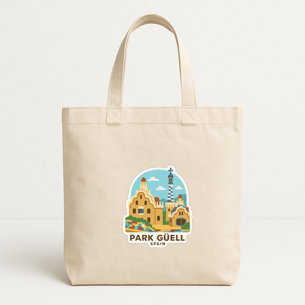 Park Güell Spain Iron On Heat Transfer Vinyl HTV Die-Cut Symbolic Landmark