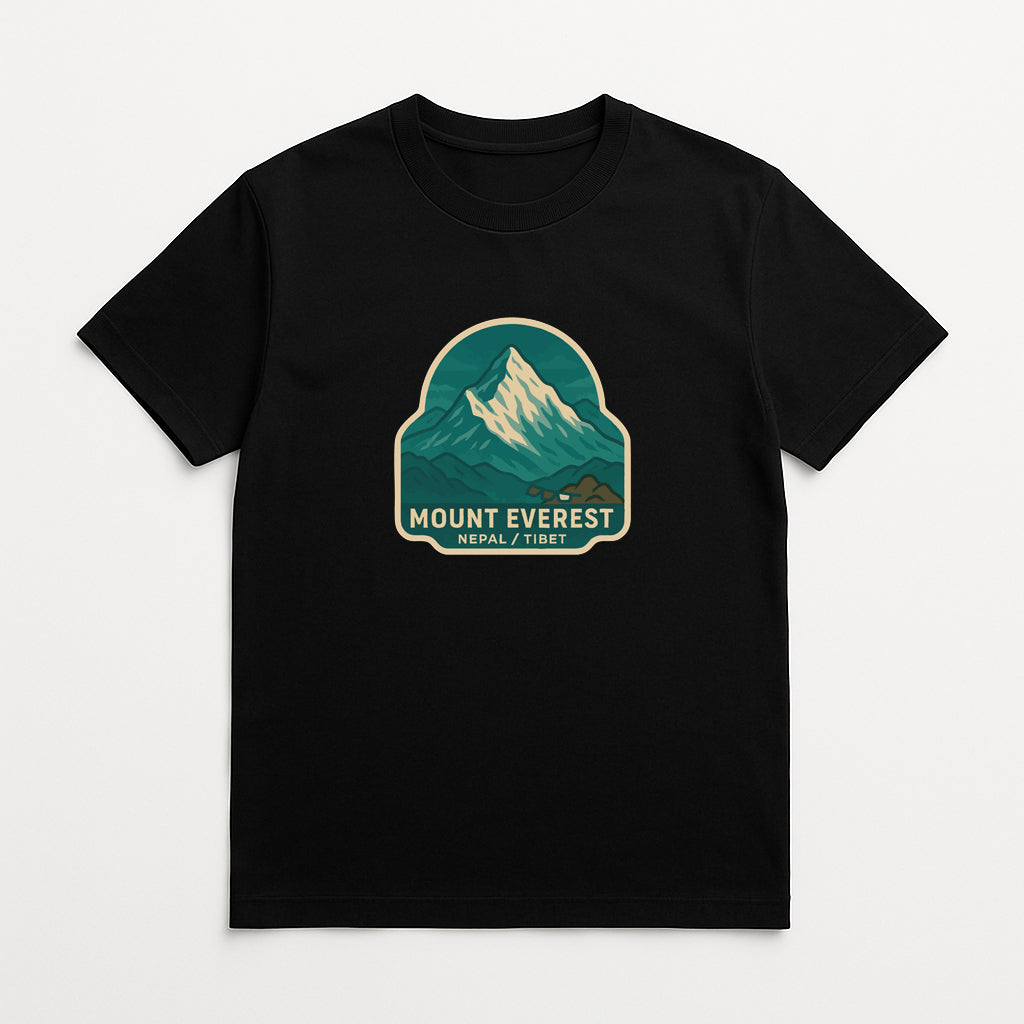 Mount Everest Nepal Tibet Iron On Heat Transfer Vinyl HTV Die-Cut Symbolic