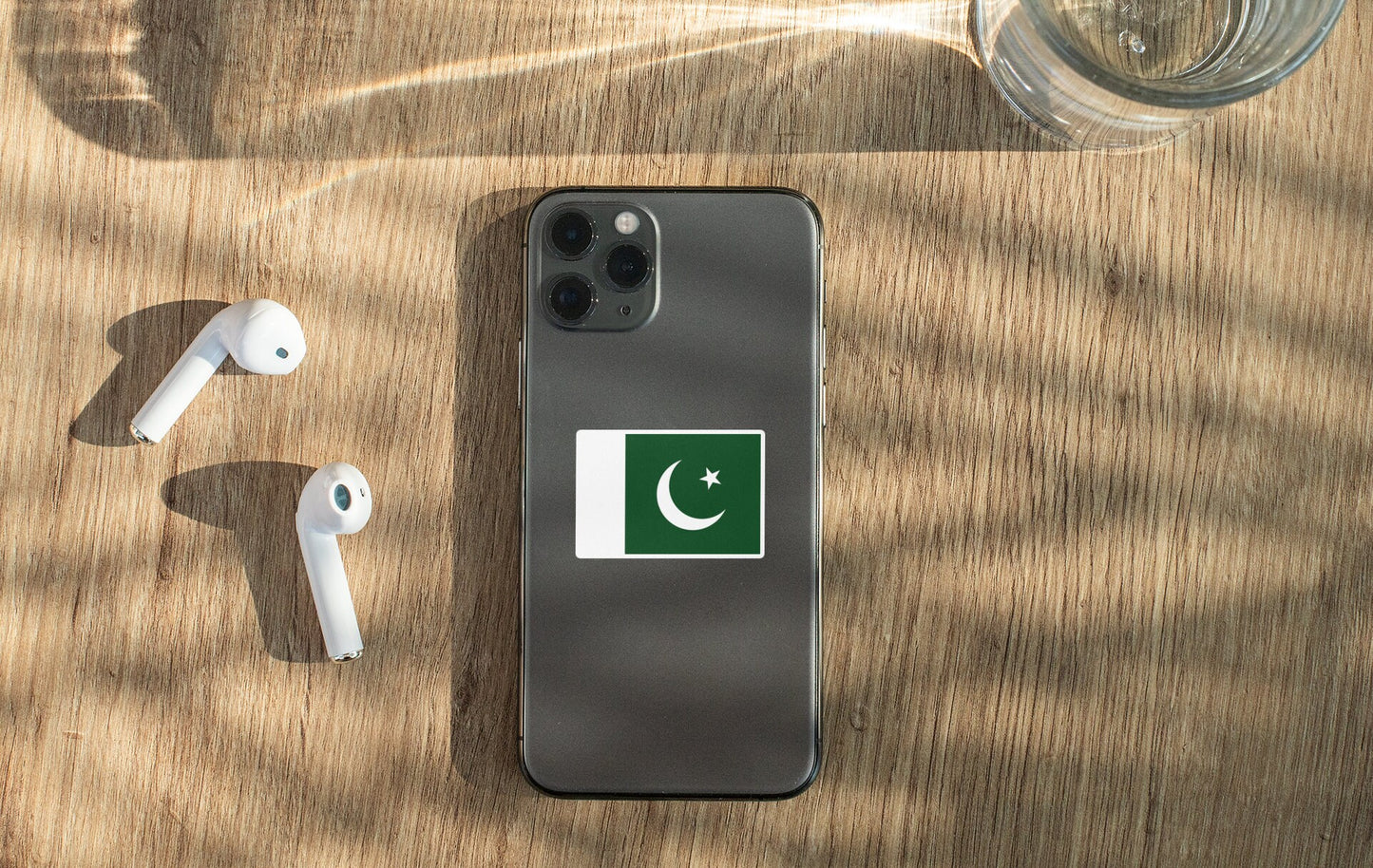 Pakistan Flag Sticker Decal / Islamic Republic of Pakistan / Islamabad / Pakistani
