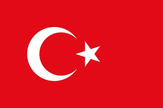 Turkey Flag Iron On Heat Transfer Vinyl HTV / Republic of Turkey / Türkiye Cumhuriyeti / Ankara / Turkish /