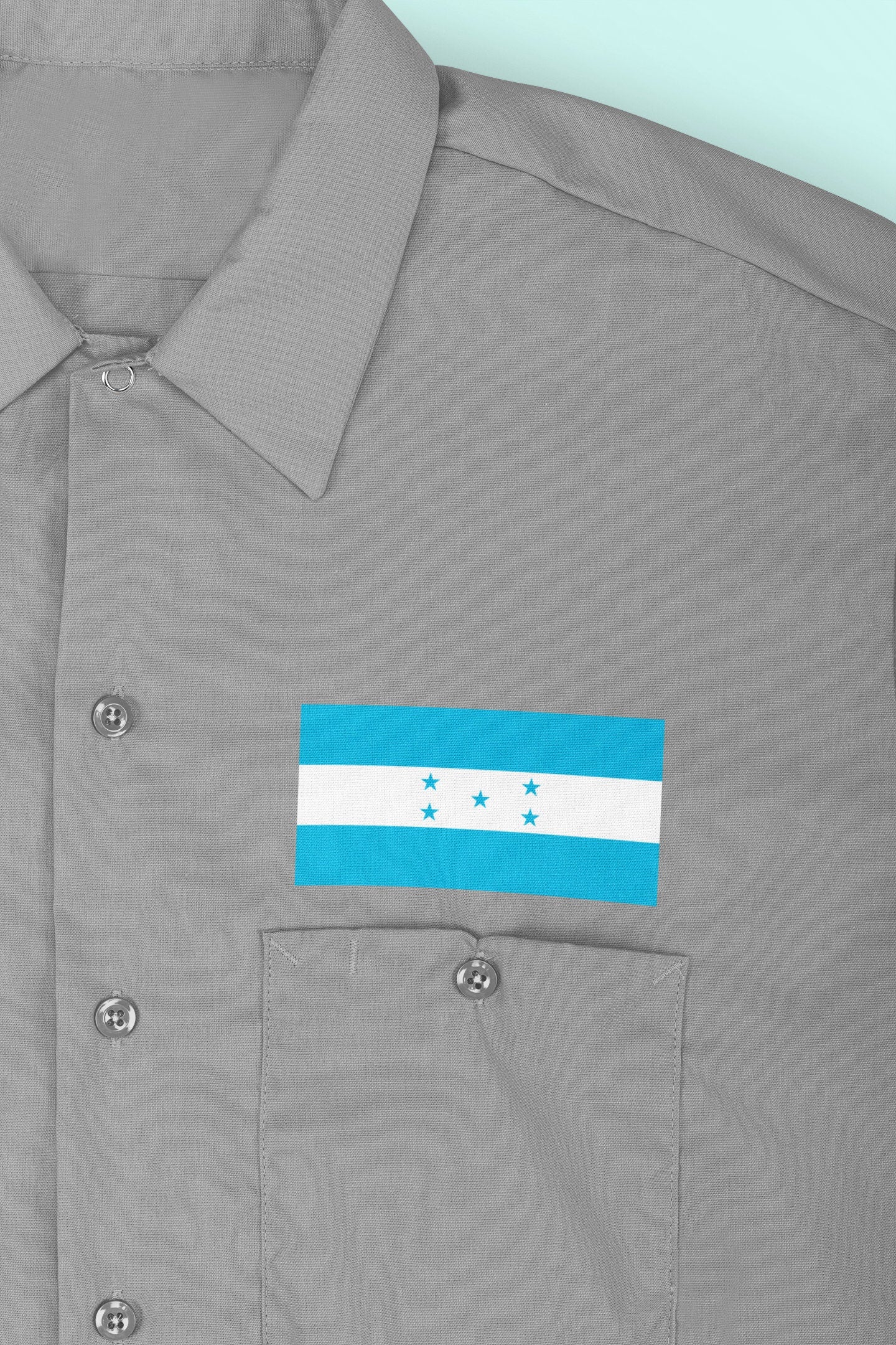 Honduras Flag Iron On Heat Transfer Vinyl HTV / Republic of Honduras / Libre, Soberana e Independiente / Tegucigalpa / Honduran