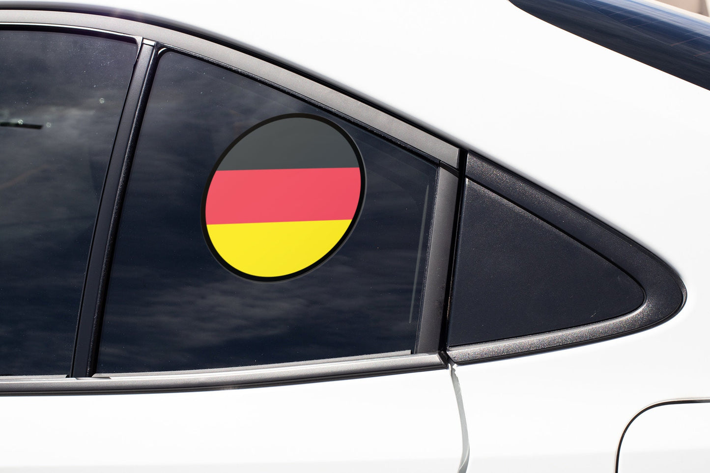 Germany Flag Circle Sticker Decal