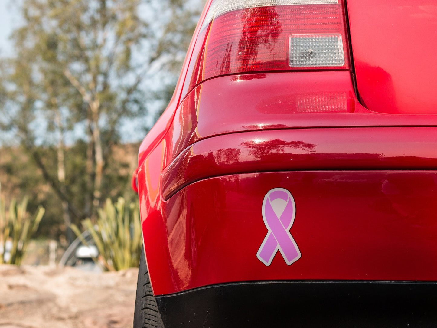 Breast Cancer Awareness Ribbon Sticker Decal Support Women Cancer Patients Hope for the Future Solidarity