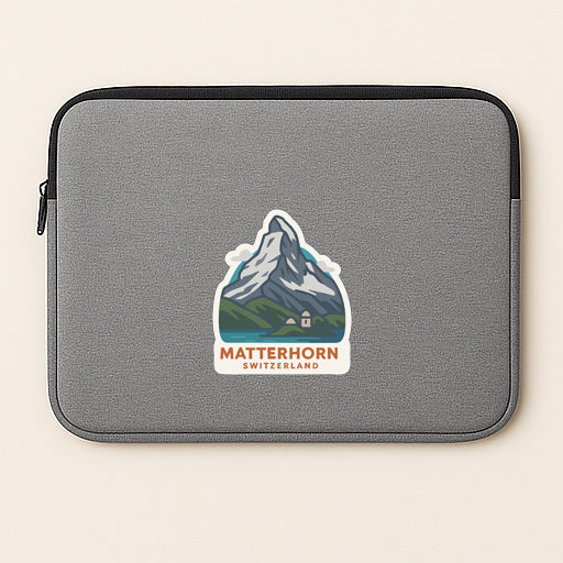 Matterhorn Switzerland Iron On Heat Transfer Vinyl HTV Die-Cut Symbolic Landmark