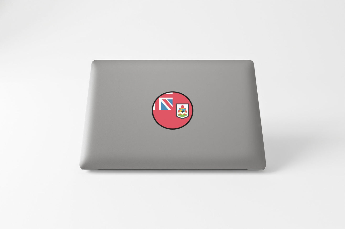 Bermuda Flag Circle Sticker Decal