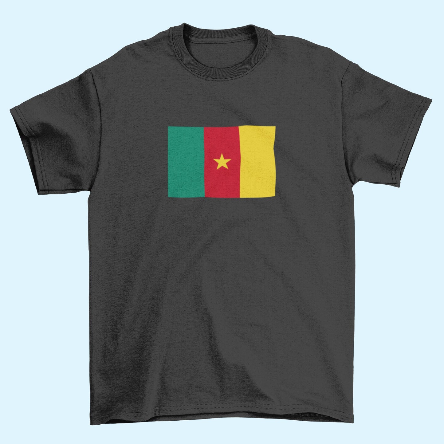 Cameroon Flag Iron On Heat Transfer Vinyl HTV / Republic of Cameroon / Yaoundé / Paix – Travail – Patrie / Cameroonian