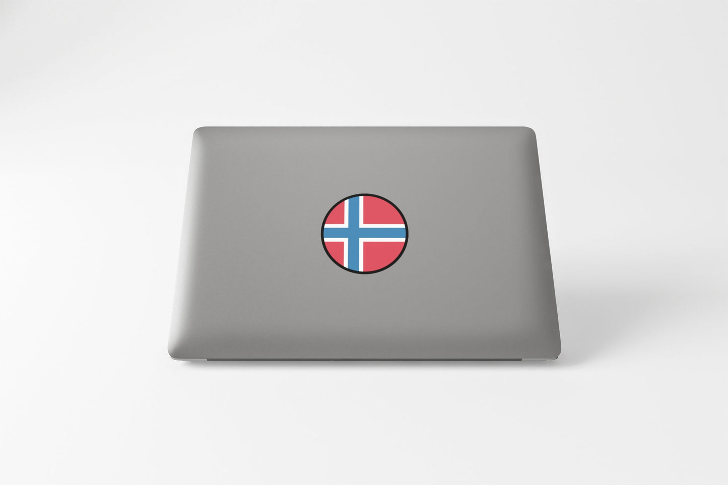 Norway Flag Circle Sticker Decal